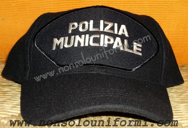 Berretto tipo baseball in Panno Polizia Municipale