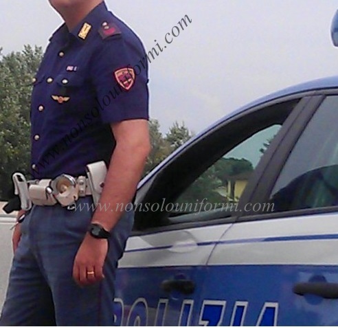 Camicia policot. M/C tipo militare azzurro PS \"Atlantica\"