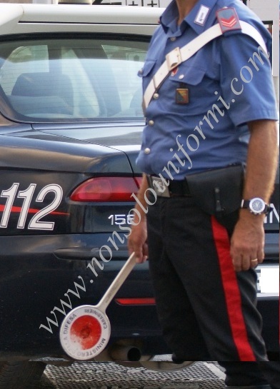 Camicia policot. M/C tipo militare azzurro CARABINIERI