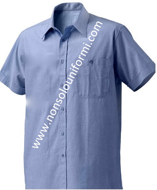 CAMICIA M/C IN TESSUTO OXFORD