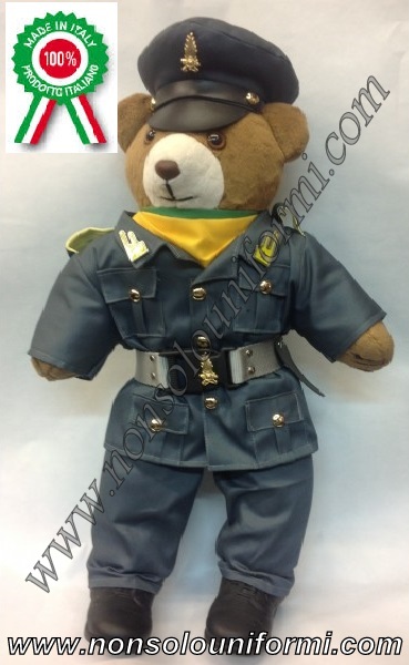 Orsetto Peluche con Divisa Guardia di Finanza h. 540 mm