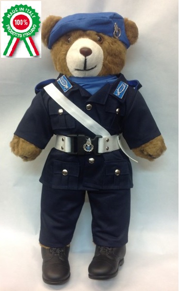 Orsetto Peluche con Divisa Polizia Penitenziaria h. 540 mm