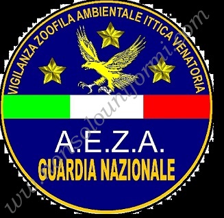 RICAMO 85MM AEZA GUARDIA NAZIONALE C. DOPPIO VELCRO