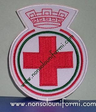 Toppa Ric. Pomodoro termoadesiva Corpo Militare C.R.I