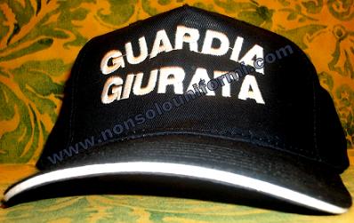 Berretto baseball con Ricamo Guardia Giurata