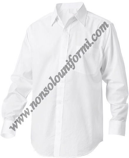 Camicia policot. M/L bianca Camicia policot. M/L bianca