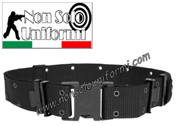 Cinturone cordura h. 5 cm con fibbia Pvc sgancio rapido.