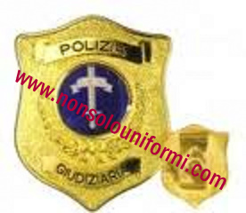 Placca con Clips a cintura Polizia Giudiziaria