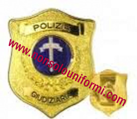 Placca con Clips a cintura Polizia Giudiziaria Placca con Clips a cintura Polizia Giudiziaria