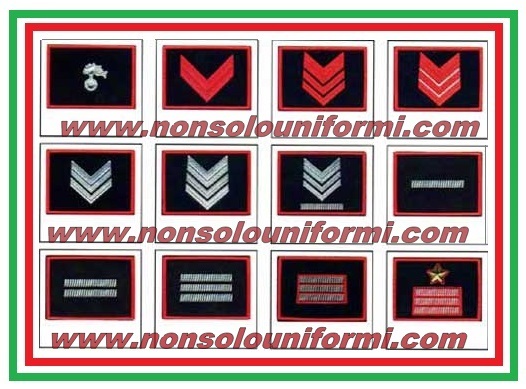 Grado Velcro Plastificato Carabinieri