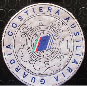 Patch retroschiena rotonda 210mm Guardia Costiera Ausiliaria