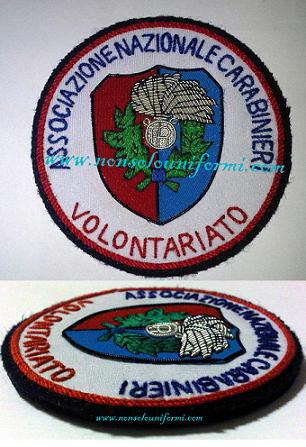 Ricamo Canottiglia rotondo A.N.C.Volontari con velcro Ricamo Canottiglia rotondo A.N.C.Volontari con velcro